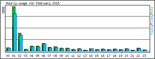 Hourly usage