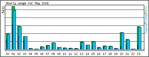 Hourly usage